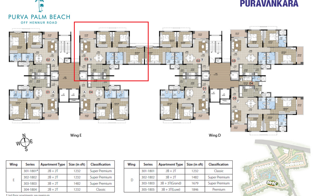 Block Plan - Palm Beach - E703