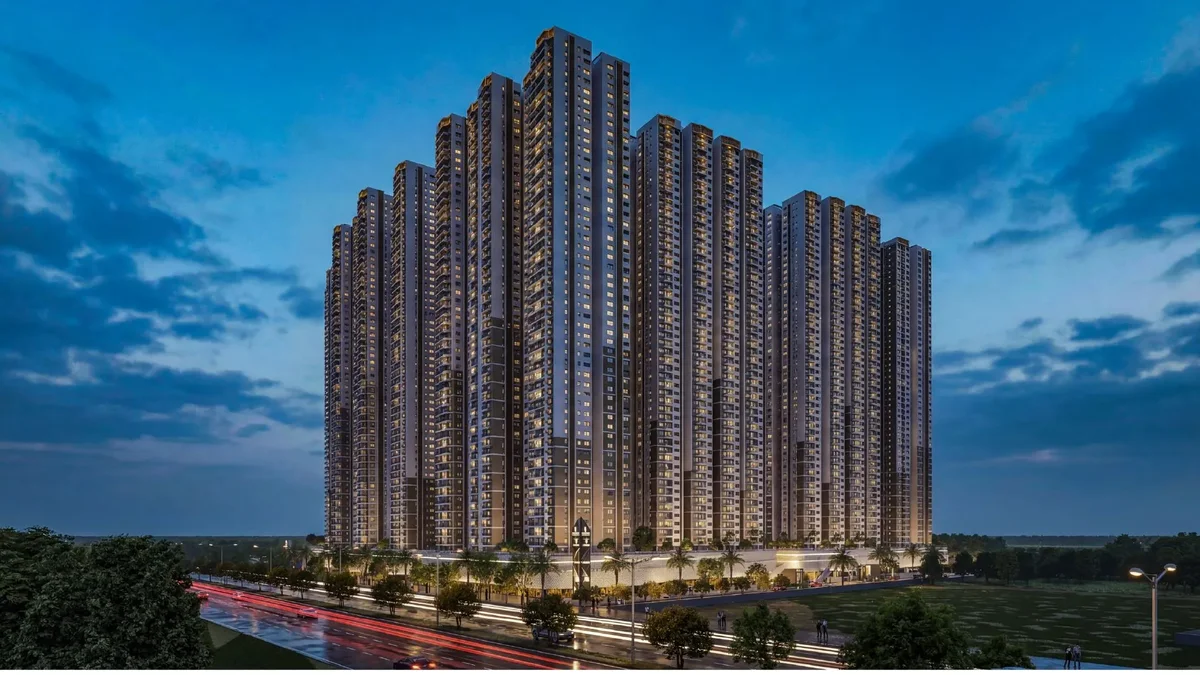 Prestige Kompally, Hyderabad — exterior tower elevation view