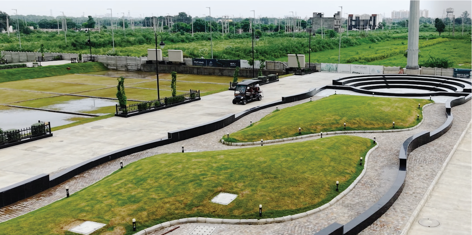 Craft Homes, Sector 27 Sonipat — landscaped amenity area